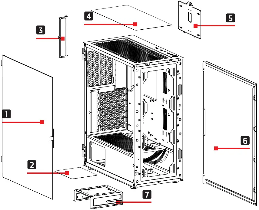 LOGIC ARAMIS MIDI Concept Computer Cases - Features