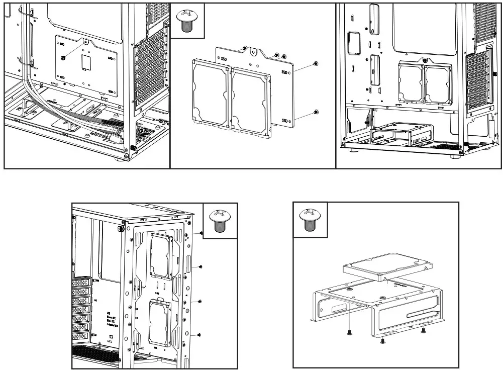 LOGIC ARAMIS MIDI Concept Computer Cases - Installing 2