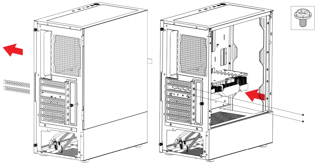 LOGIC ARAMIS MIDI Concept Computer Cases - Installing 3