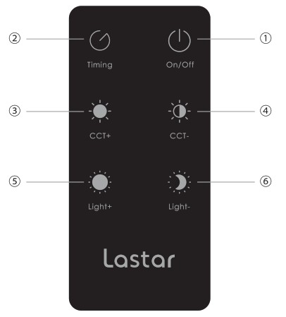 Lastar CM006R LED Floor Lamp - remote control
