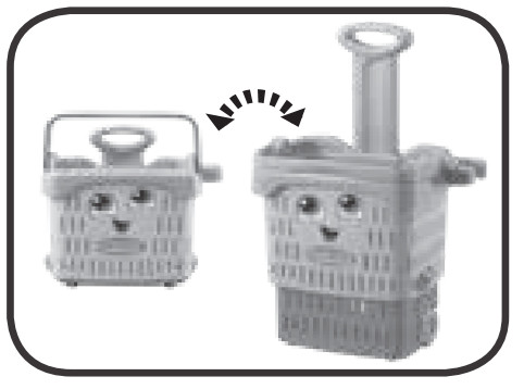 LeapFrog 91-004008-000 Count Along Basket and Scanner - Sliding Cart Handle