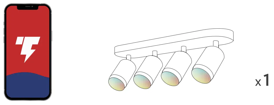 LeonLite NebulaBeam 4 Heads Spot Lights - prodact 1
