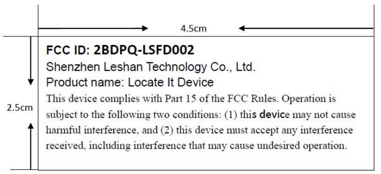 Leshan-LSFD002-Locate-It-Device-FIG-1