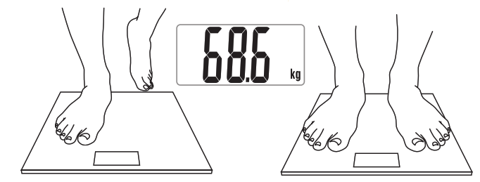 Letsfit Digital Bathroom Scale EB5636H - Weight Measurement