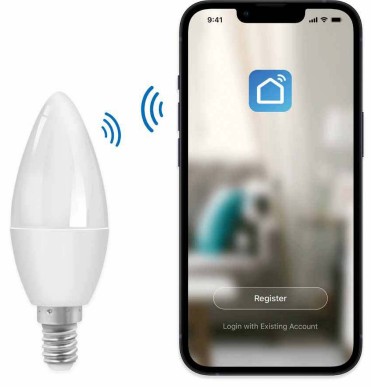 Logitech SH0119 Wi-Fi LED Candle Light - app
