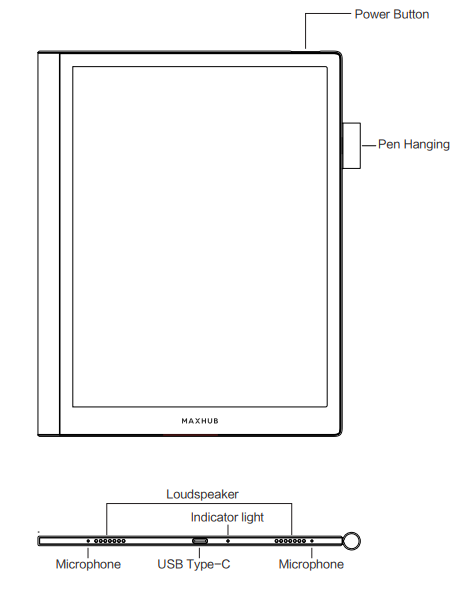 MAXHUB SN03 ePaper SmartNote - Appearance Introduction