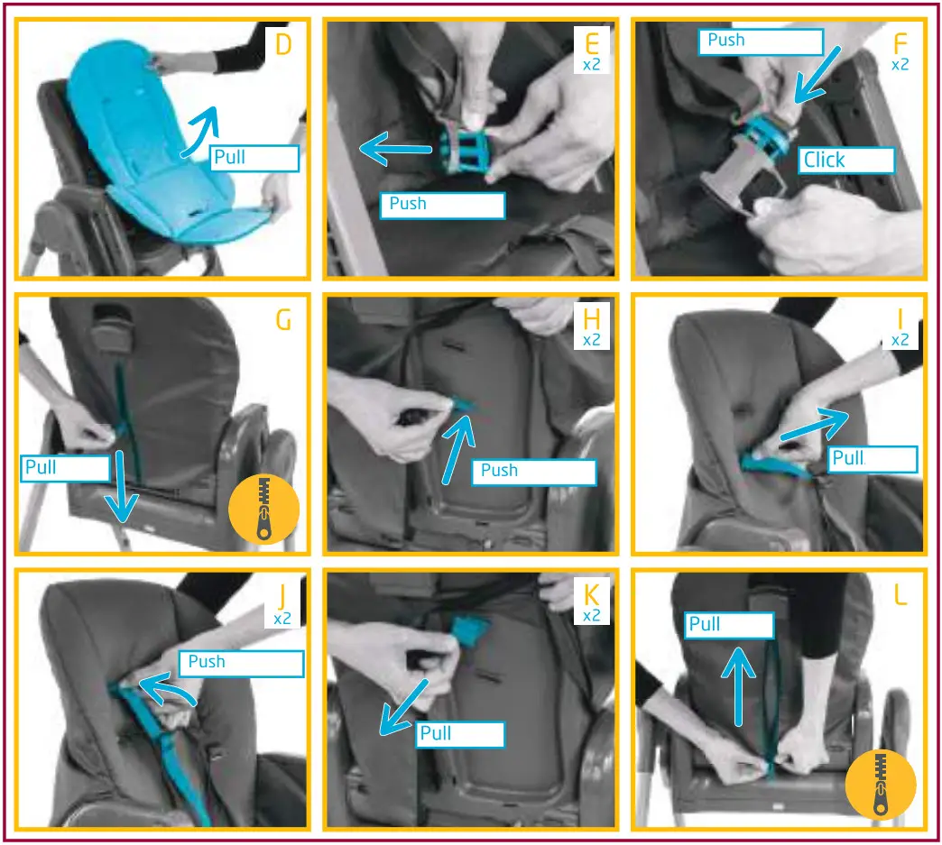 MAXI-COSI Minla 03024C Baby High - Child Installation 2