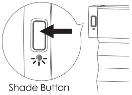 MCS1-A Motorized Cellular Shade - Operate the Shade by Shade Button