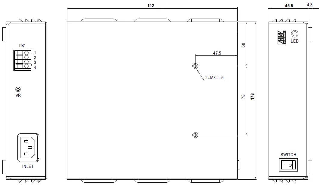 MEAN-WELL-ENP-180-Series-Level-Desktop-Type-Power-Supply-fig- (6)