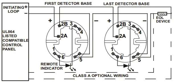 MGC SD 100 Series Photoelectric Smoke Detectors - diagram