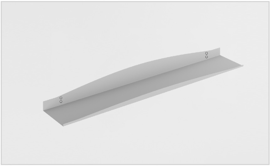 MH LONDON MH ST 341 Harry Gold Iron Floating Shelf - fig 11