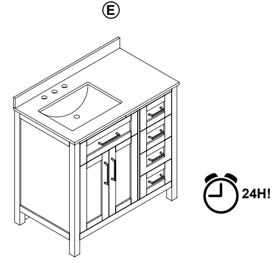 MISENO TAHO36 Tahoe 36 Free Standing - TOOLS REQUIRED2