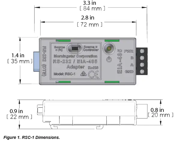 MORNINGSTAR-CORPORATION-RSC-1-EIA-485-RS-232-Communications-Adapter-1