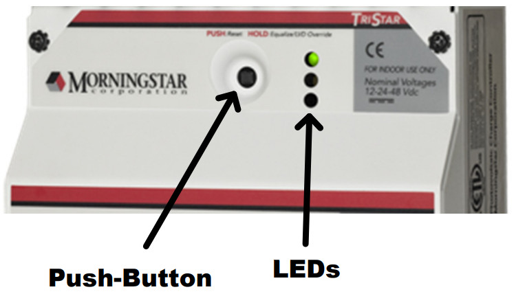 MORNINGSTAR TS-MPPT-30 TriStar MPPT Solar Charging System Controller - LEDs