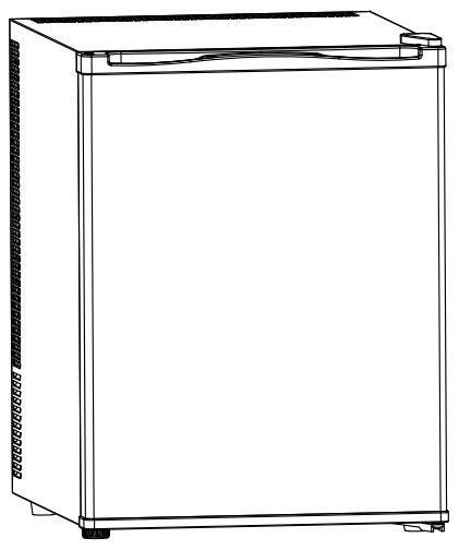 MORRIS B7350TH Thermoelectric Mini-Bar Refrigerator - fig 1