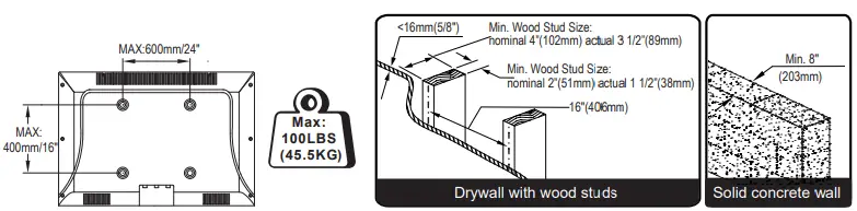MOUNTUP-MU0028-B-Full-Motion-TV-Wall-Mount-for-42-75-Inches-TVs-fig-2