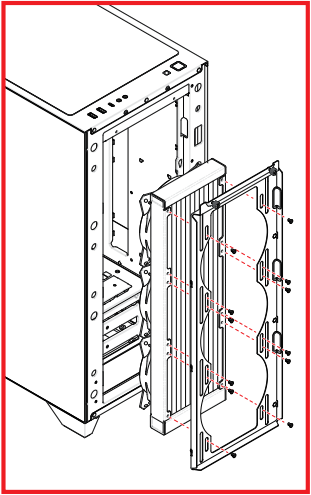 MSI MPG GUNGNIR 300R AIRFLOW MPG Series PC Case - f10