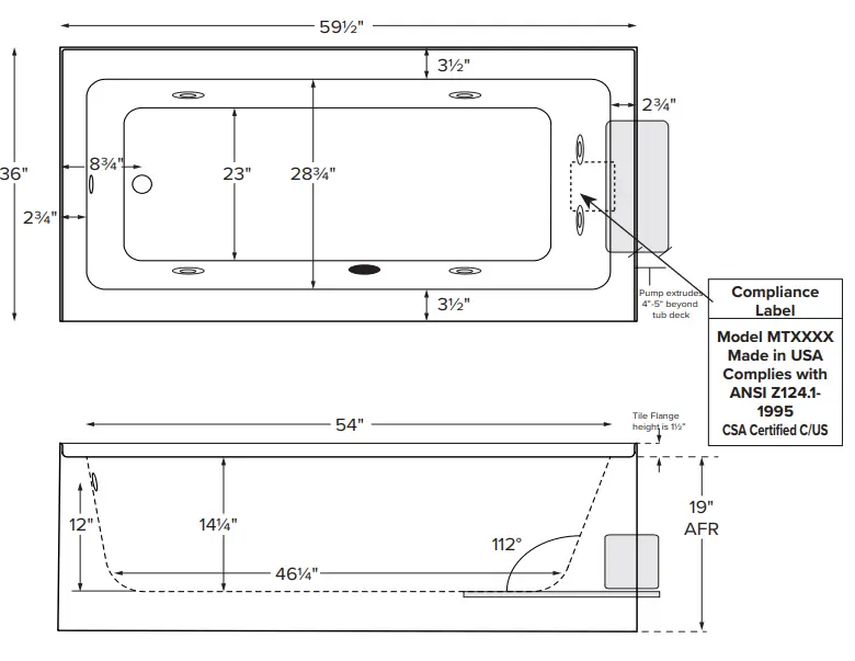 MTI-Baths-MBISC6036-Integral-Skirted-Rectangular-Tub-fig-2