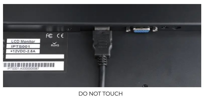 MUNBYN PT02 15 6 inch Touch Display Easy Setup - HDMI Cable 1