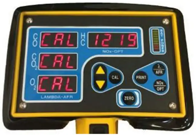 MUSTANG DYNAMOMETER 900503 Exhaust Gas Analyzer - CO display 1