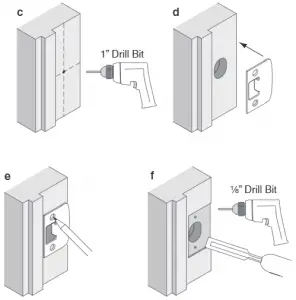 Mark and Drills Holes for Strike