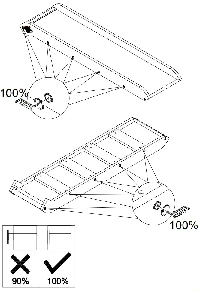 Maxwood WML30039 Max and Lily Twin Over Twin Low Bunk with Slide and Ladder - Parts 17