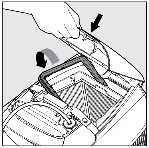 Maytronics 8151940 Dolphin PoolStyle Robot Pool Cleaner - clean filter basket
