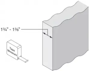 Measure Door Width