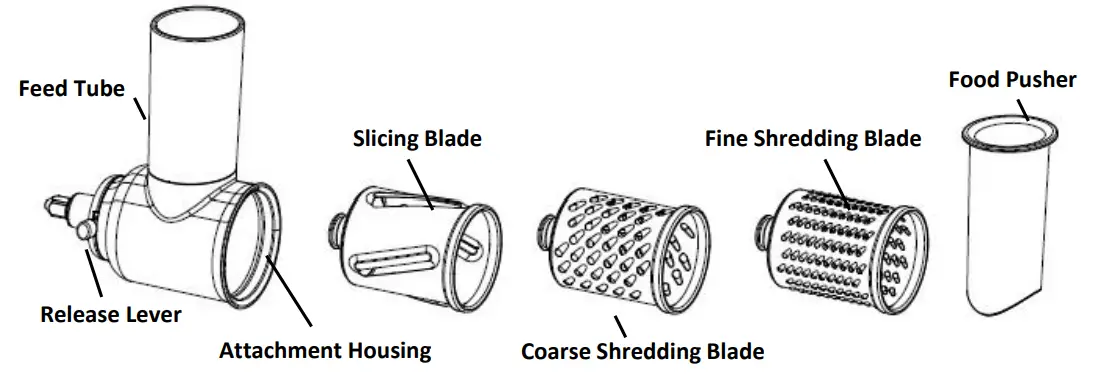 Meat Grinder and Slicer Shredder Attachments for KitchenAid Stand Mixer - Accessories