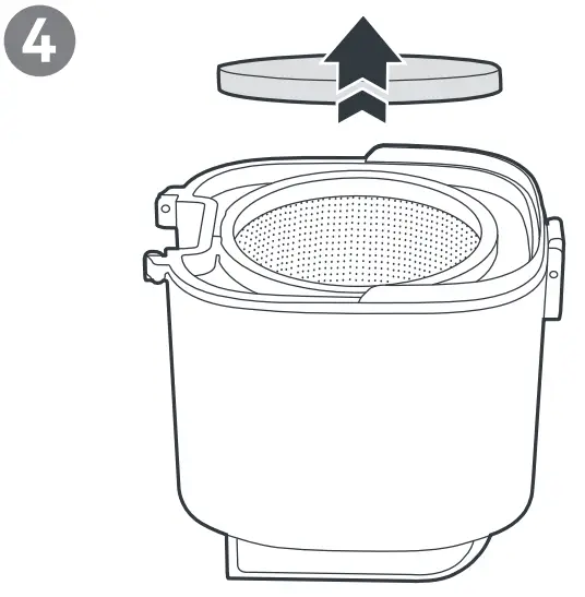 Meowant MW PV01 Pet Grooming Kit -Dust cup 3