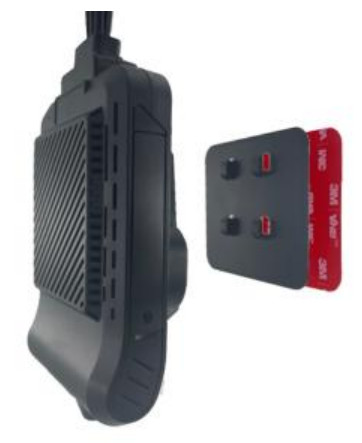 MettaX MC402 Channel Car Dash Cam - glass