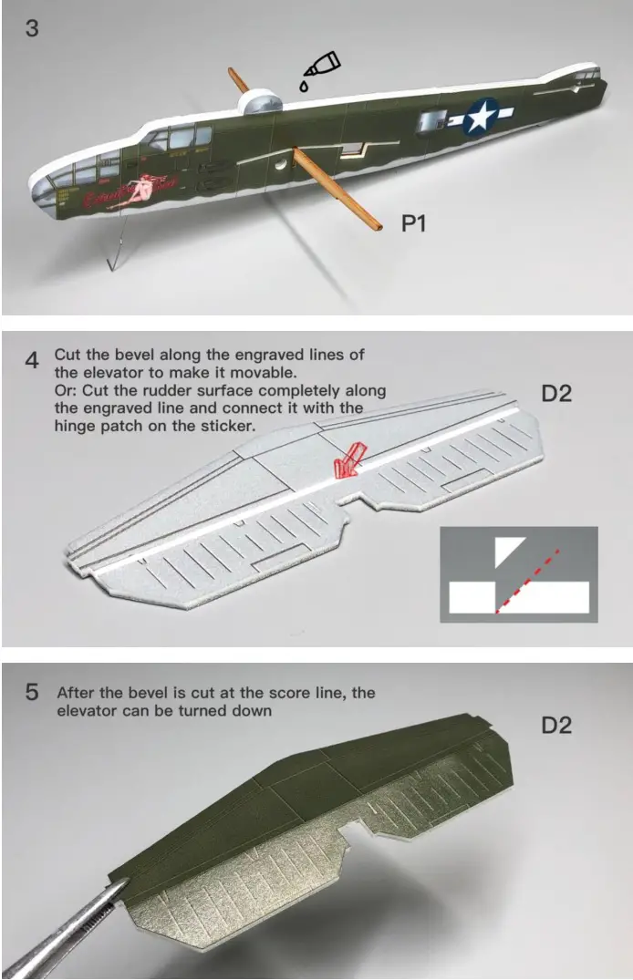 MinimumRC B-25 Mitchell Assembly