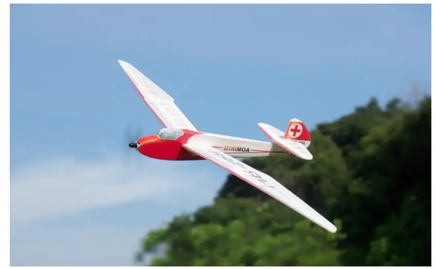 MinimumRC SFHSS-B Minimoa Glider Gull Wing 700mm Micro RC Aircraft Kit Instruction Manual