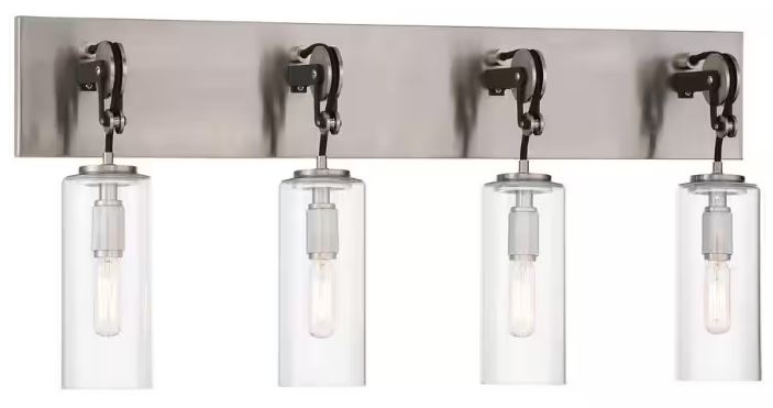 Minka-Lavery-2894-691-Pullman-Junction-29-Inch-4-Light-Brushed-Nickel-and-Coal-Vanity-Light-PRODUCT