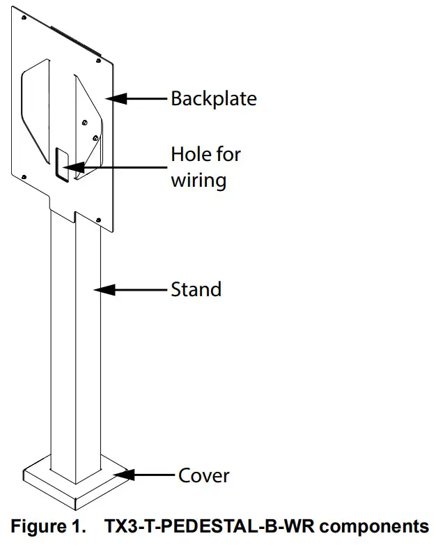 Mircom TX3 Touch Voice Access Systems - PEDESTAL