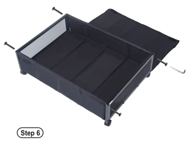 MixcMax Under Bed Storage with Wheels - dust cover 1