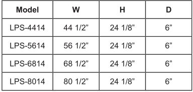 Modern Flames Linear Landscape Pro Slim Electric Fireplace - Fully recessed installation