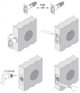 Mortise for Latch