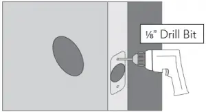 Mortise for bolt