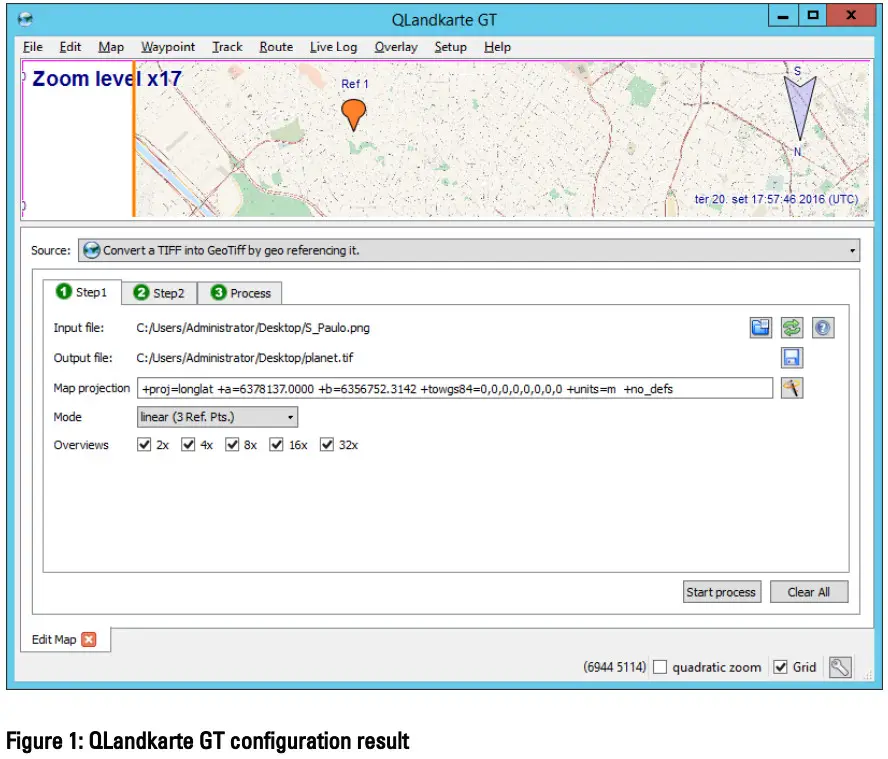 Motorola Solutions Compass Decision Management System - QLandkarte GT configuration result