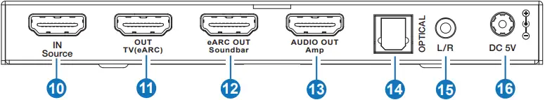 N rdic HDC-SWC11A Series 48Gbps eARC Audio Adapter - a2