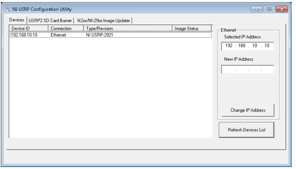 NATIONAL INSTRUMENTS USRP Software Defined Radio Device - Programs