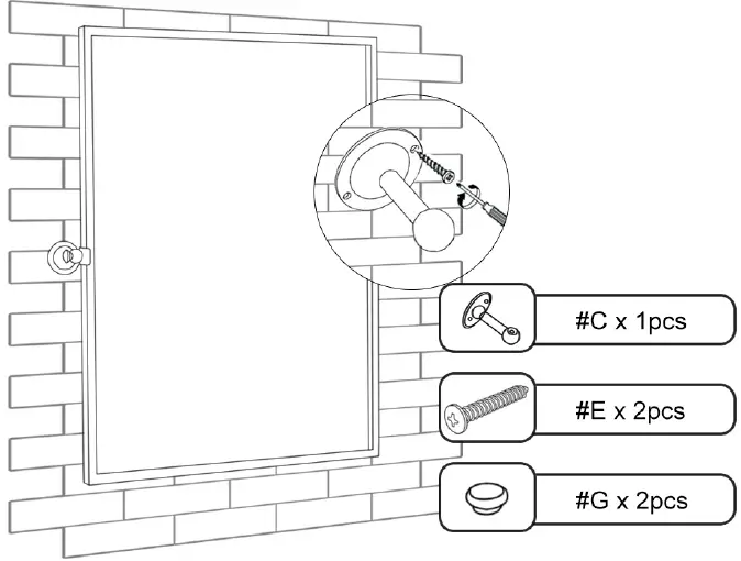 NEUTYPECHIC A-MR01067 Wall Vanity Mirror 07