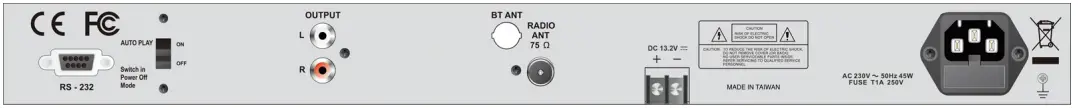 NEWHANK DAB FM PLUS Multiband DAB FM Tuner Met - fig 1