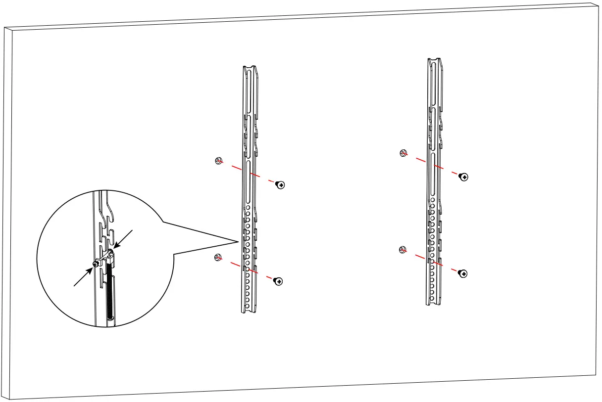 NEXUS 21 CL 65 Professional Grade Flip Down TV - Vertical Mounting