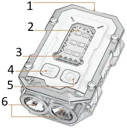 NGOKPYD N10 Mini EDC Pocket Torch A1
