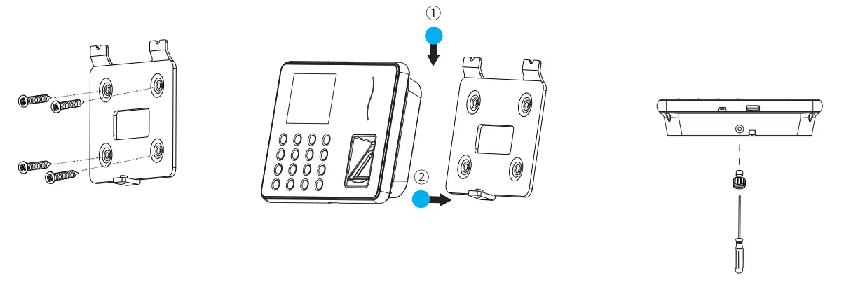 NGTeco W3 Time Clock - Fig