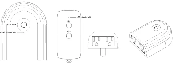 NINGBO LA-RC02 Plug-in Remote Control-FIG2
