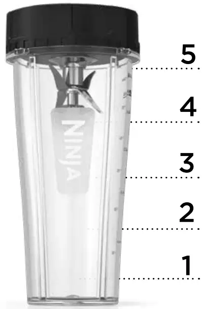 NINJA QB3000SS Series Personal Single-Serve Blender - MAX LIQUID