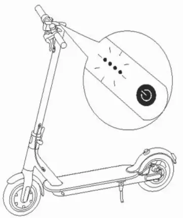 NITROX S250 LITE Folding Electric Scooter - Driving 1